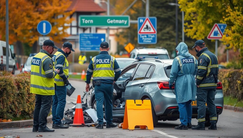 ustalenie winy po wypadku w niemczech