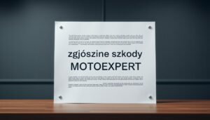 Zgłoś szkodę do MOTOEXPERT i zyskaj spokój.
