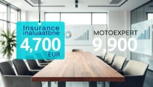 Ubezpieczyciel 4 700 EUR, a rzeczoznawca MOTOEXPERT 9 900 EUR