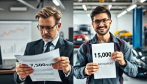 Ubezpieczyciel 7 500 EUR, a rzeczoznawca MOTOEXPERT 15 000 EUR