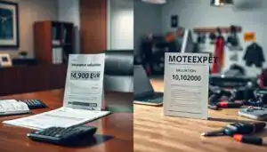 Ubezpieczyciel 4 900 EUR, a rzeczoznawca MOTOEXPERT 10 200 EUR