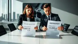 Ubezpieczyciel 5 300 EUR, a rzeczoznawca MOTOEXPERT 12 000 EUR