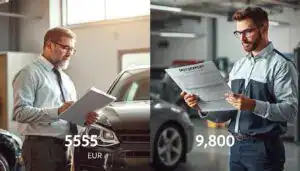 Ubezpieczyciel 5 555 EUR, a rzeczoznawca MOTOEXPERT 9 800 EUR