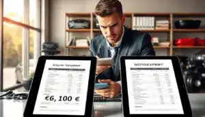 Ubezpieczyciel 6 100 EUR, a rzeczoznawca MOTOEXPERT 13 200 EUR
