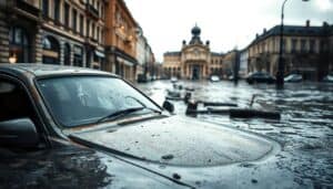 Wycena auta po zalaniu w Niemczech