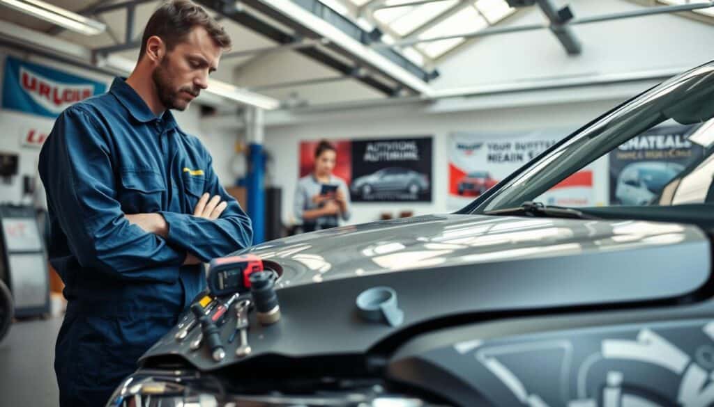naprawa auta po kolizji w Niemczech